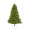 6ft. Pre-Lit Sierra Spruce Artificial Christmas Tree, Clear LED Lights